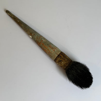 Vintage French Paint Brush | Wooden Handle & Natural Fibre | 3 Styles