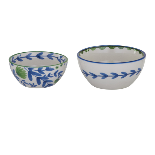 Ceramic Bowl Set of 2 | Indigo Range