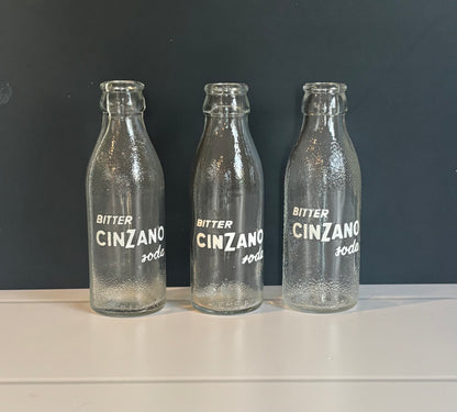 Baby Cinzano Bottles | Set of 3
