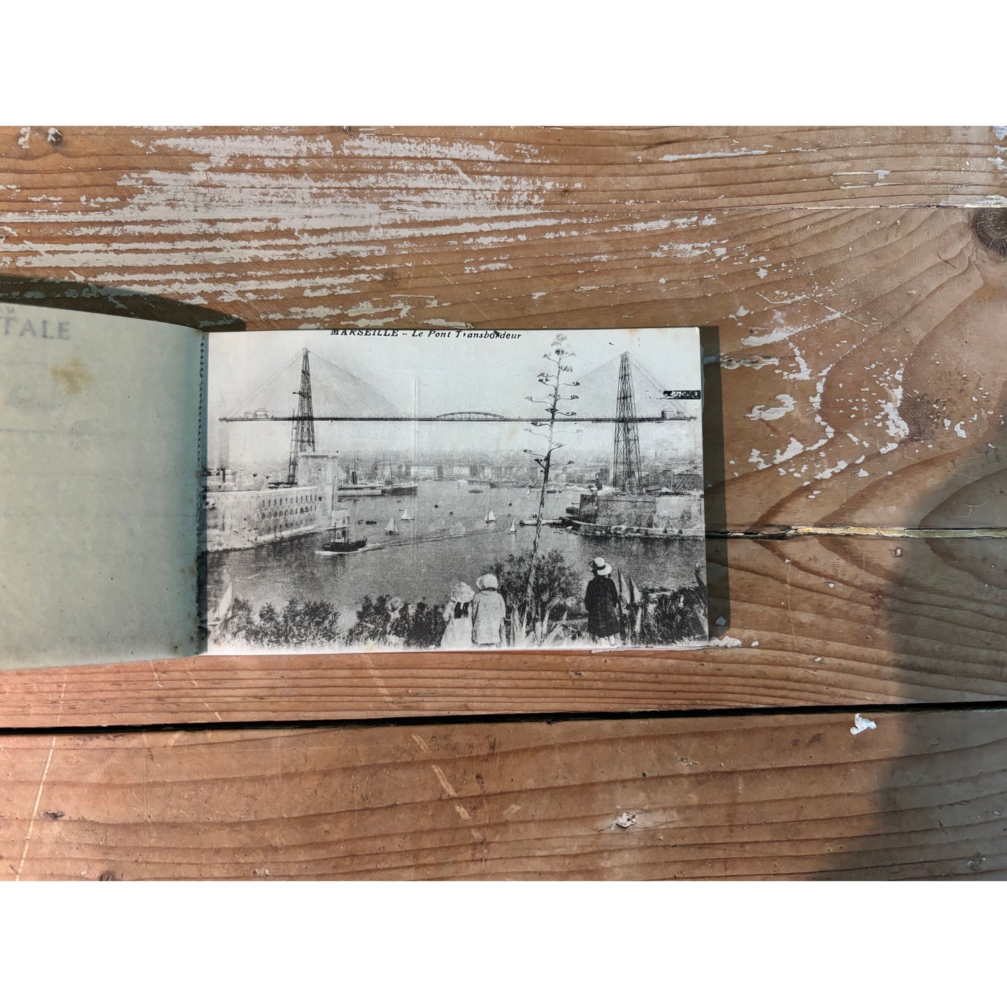 Vintage 1916 Souvenir de Marseille Postcard Book with 24 Cards