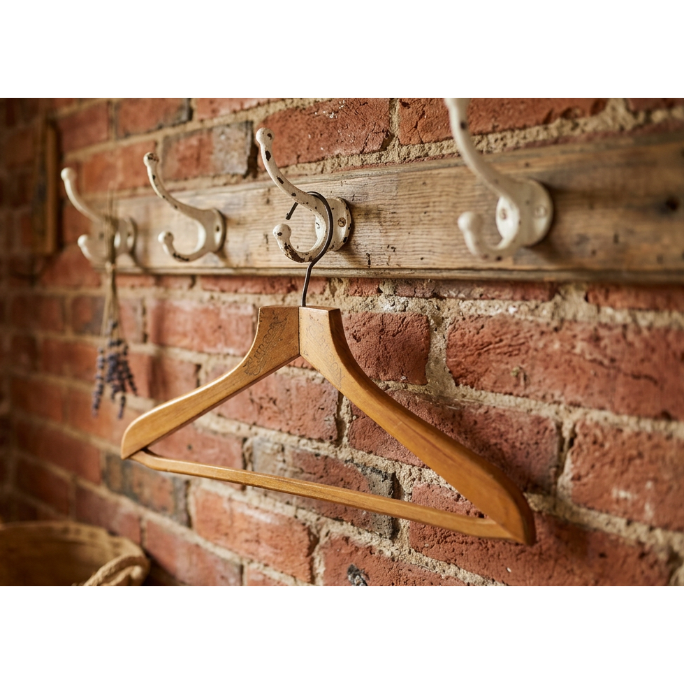 Vintage Burtons Outfitters Advertising Coat Hanger – Warragul, Victoria