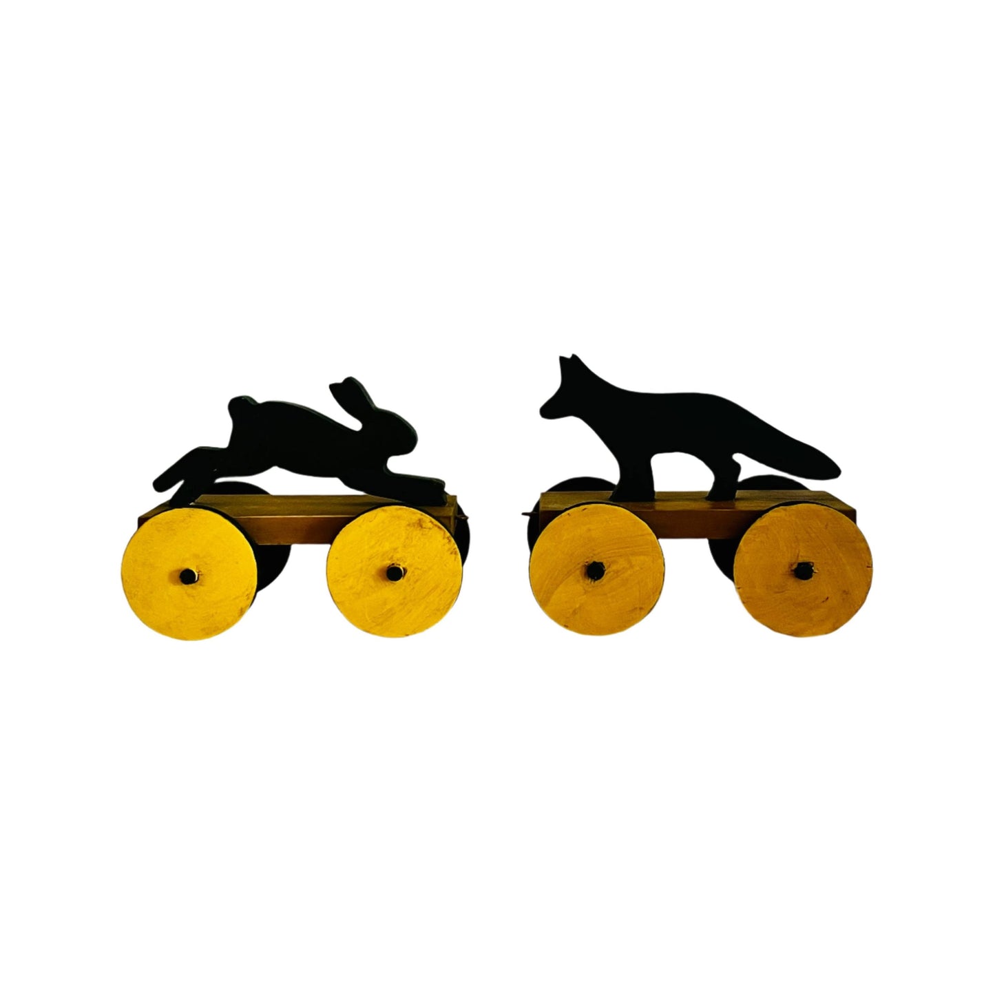 Amish Style Fox on Wheels | Home Decor