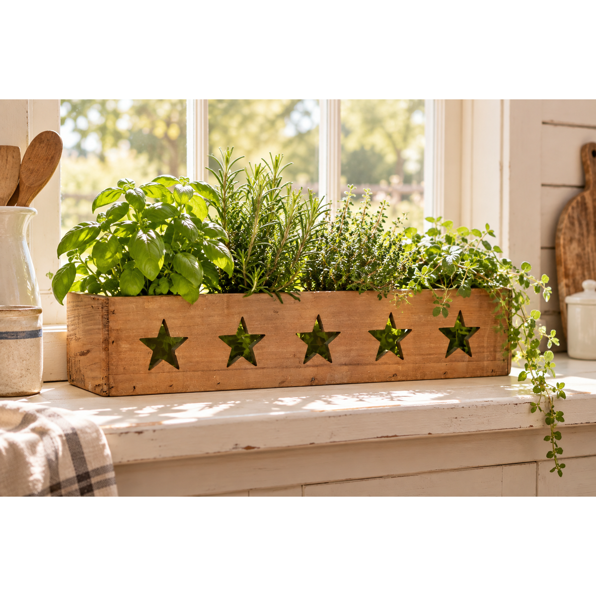 St Malo Large Box | Recycled Pine Farmhouse Décor