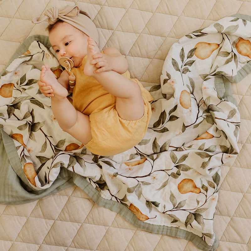 Cot Quilt | Whimsical Pear