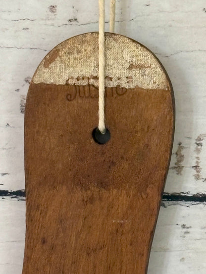 Vintage Wooden Shoe Sole Patterns | Cobbler’s Leather Cutting Templates | Set of 3
