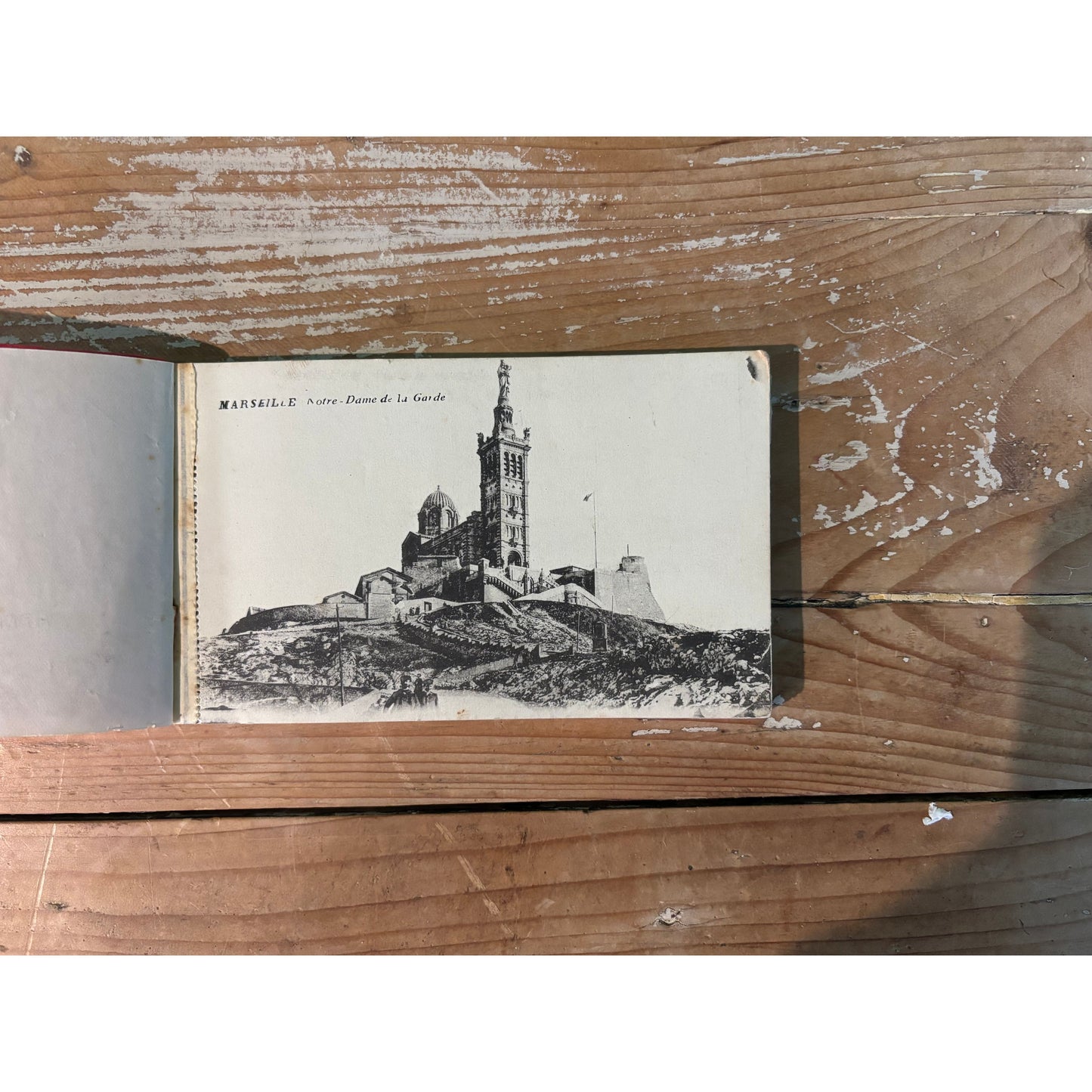 Vintage 1916 Souvenir de Marseille Postcard Book with 24 Cards