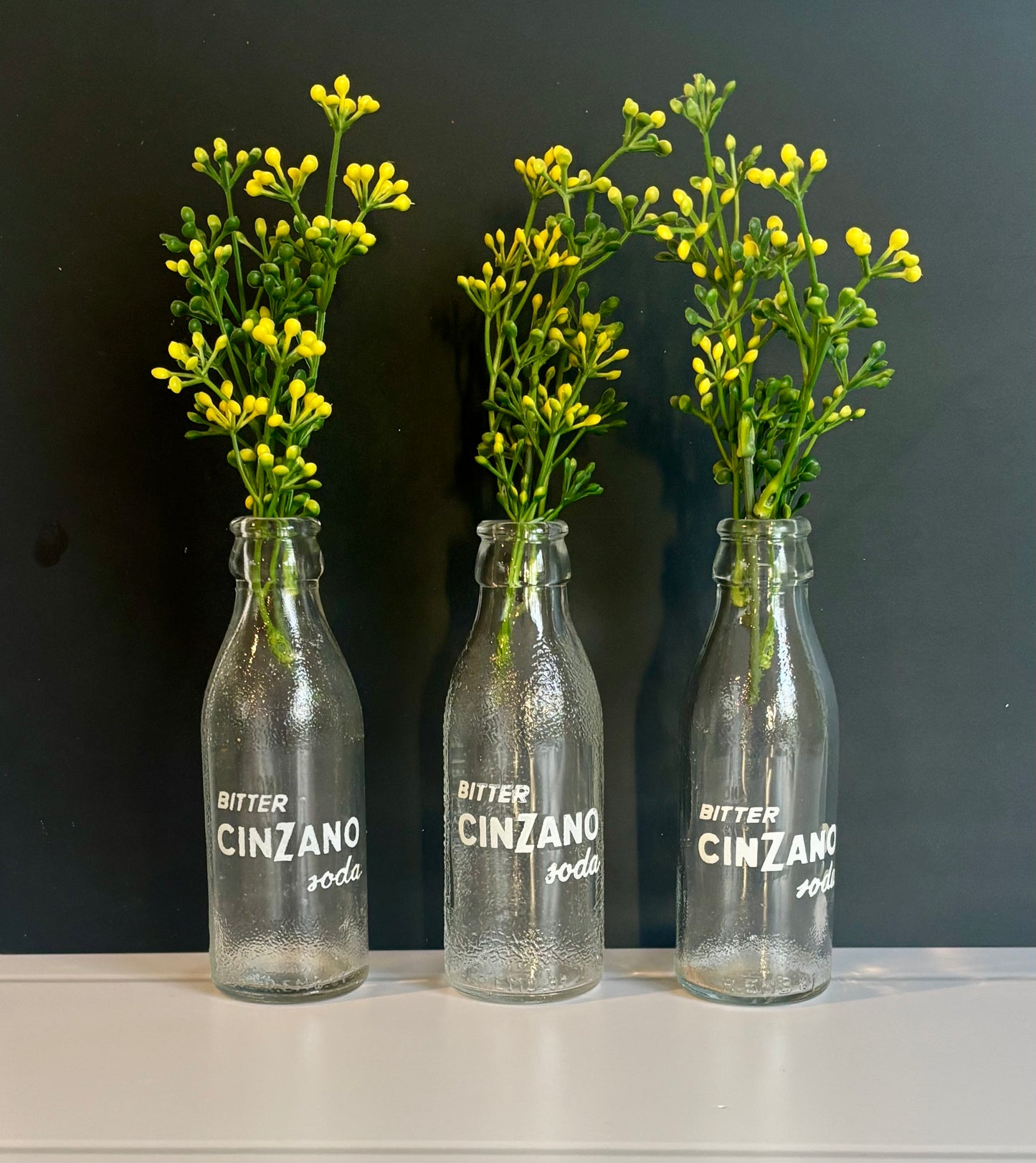 Baby Cinzano Bottles | Set of 3