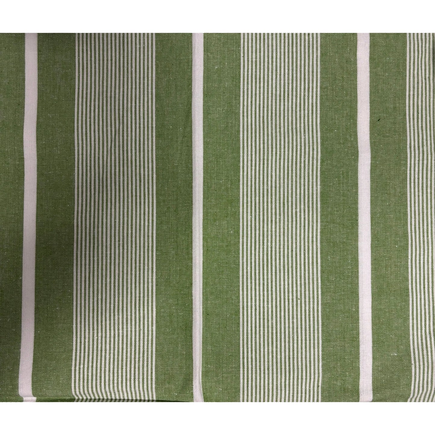 Cotton Tea Towel | Apple Green Stripe