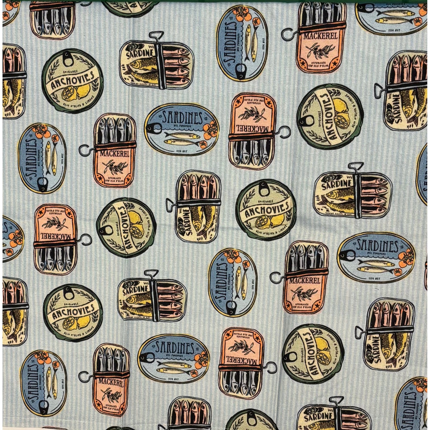 Cotton Tea Towel | Tinned Sardines