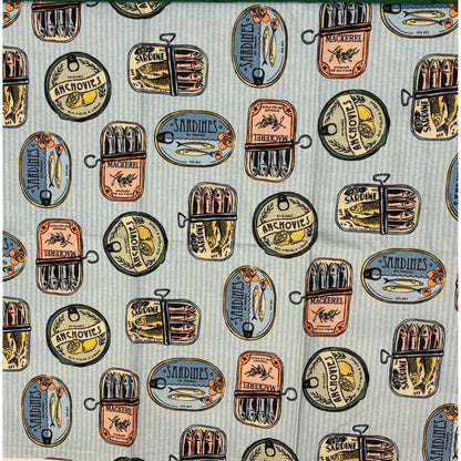 Cotton Tea Towel | Tinned Sardines