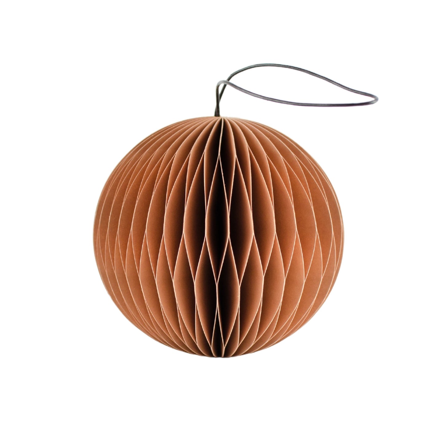 Paper Sphere | Hanging | Rust