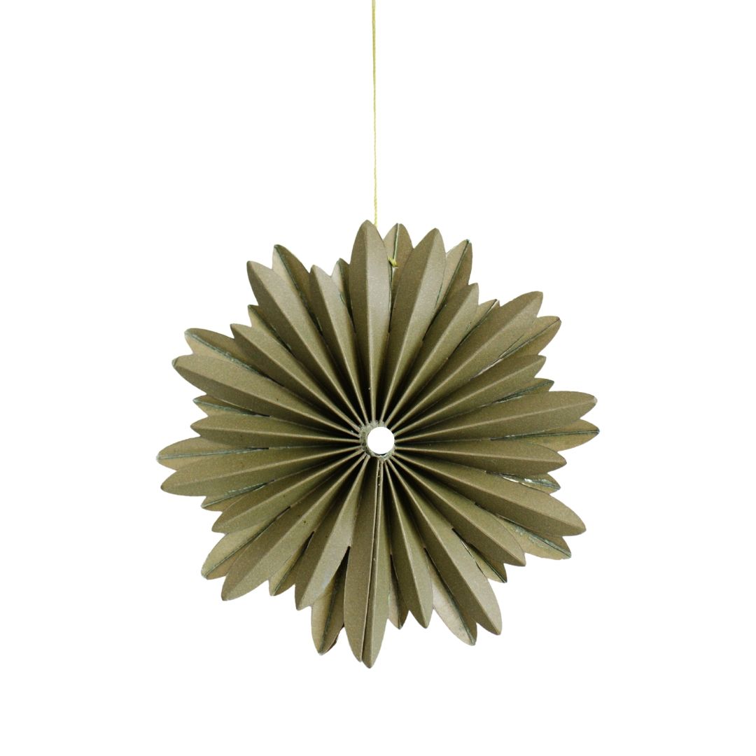 Star Ornament | Hanging | Olive