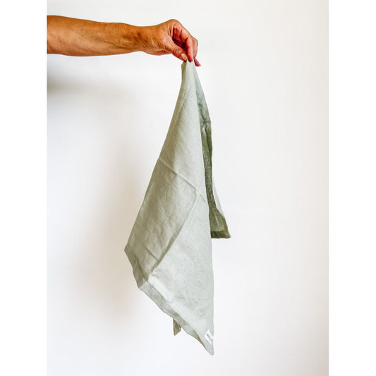 French Linen Tea Towel | Pistachio