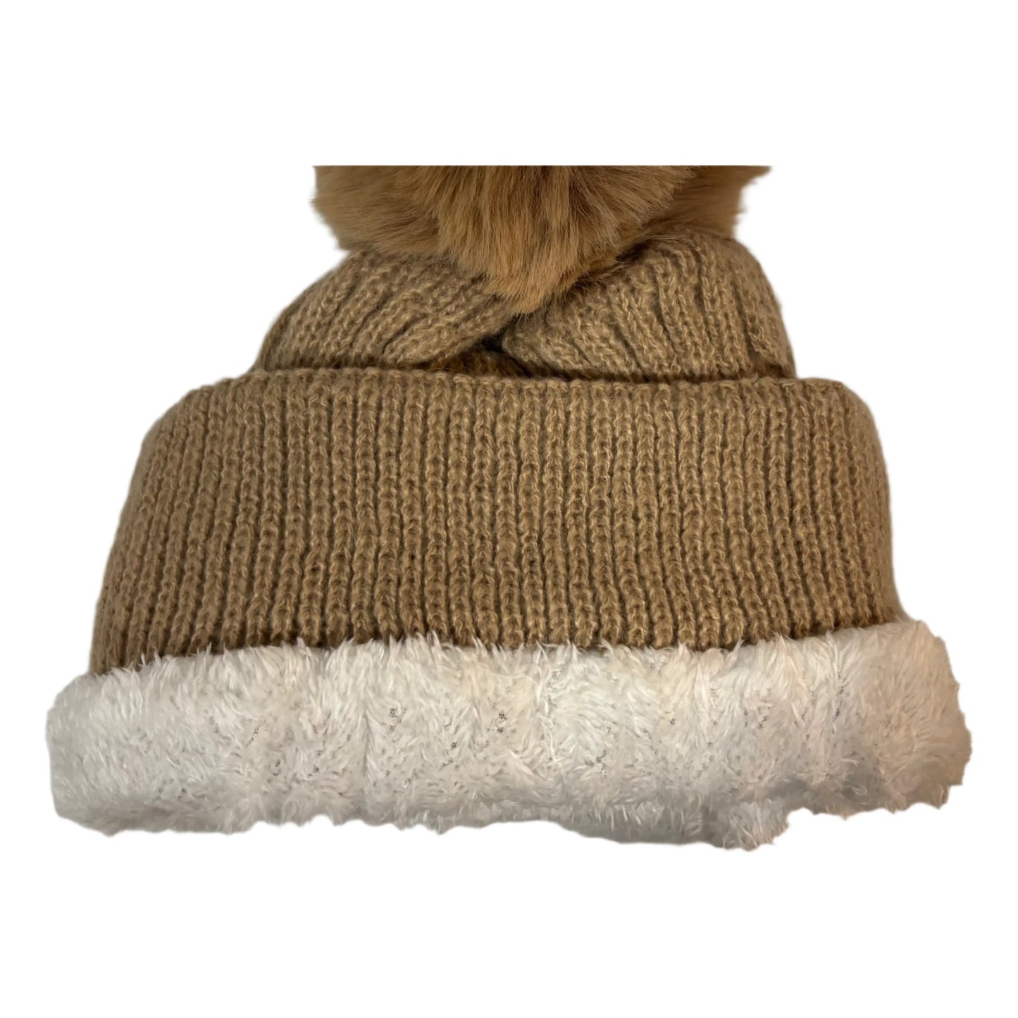 Braided Twist Knit Beanie | Camel