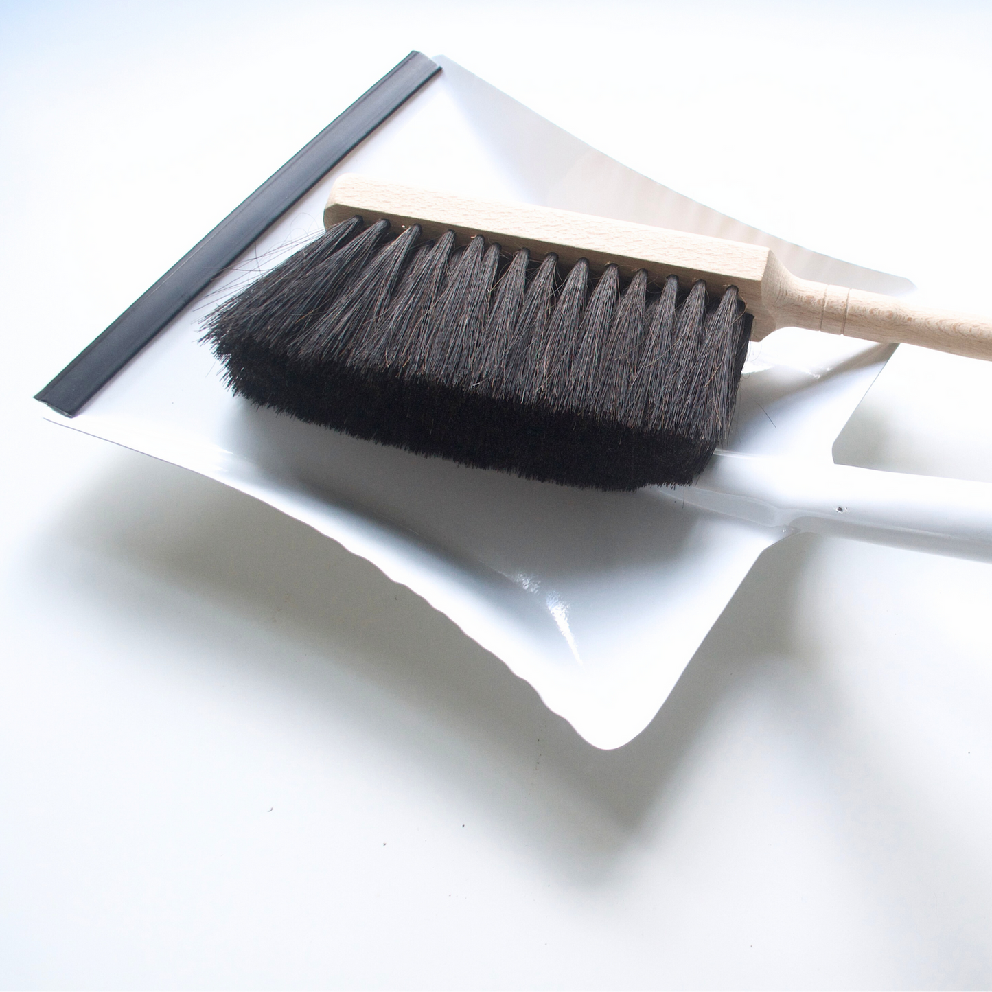 White Dustpan & Brush
