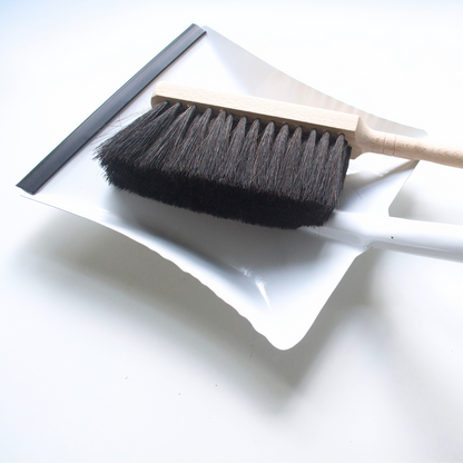 White Dustpan & Brush