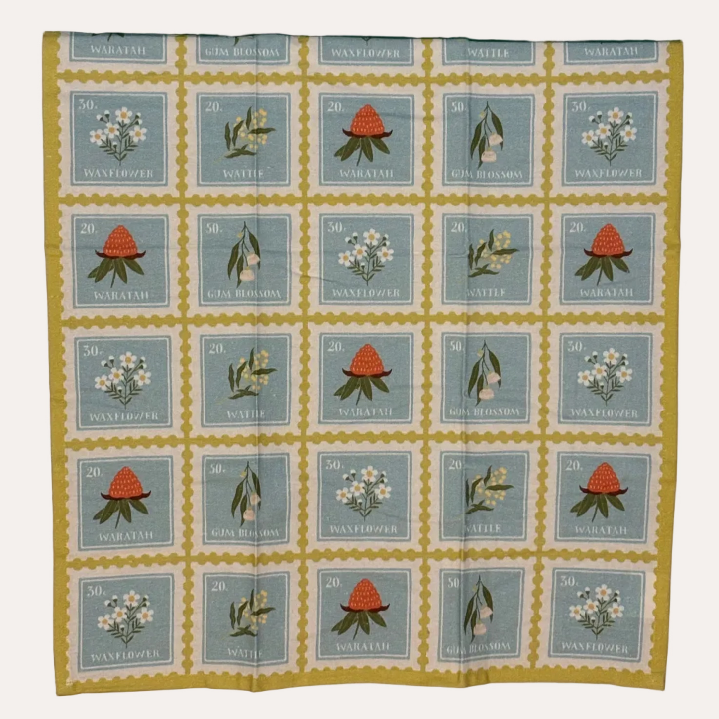 Tea Towel | Native Postage Stamps