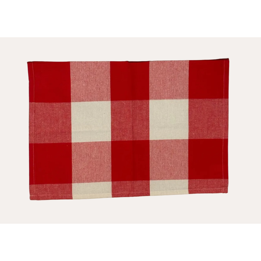 Cotton Tea Towel | Red Gingham