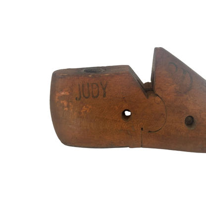 Vintage Wooden Children's Shoe Last Antique Cobbler Shoe Form
