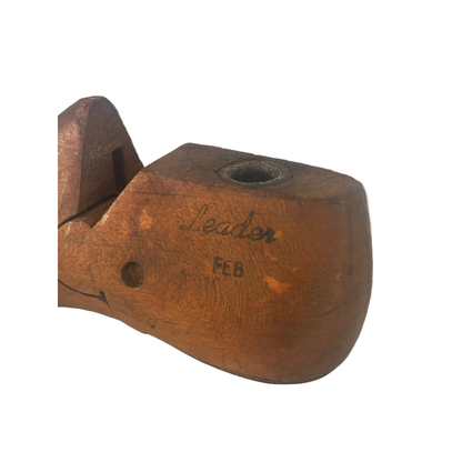 Vintage Wooden Children's Shoe Last Antique Cobbler Shoe Form
