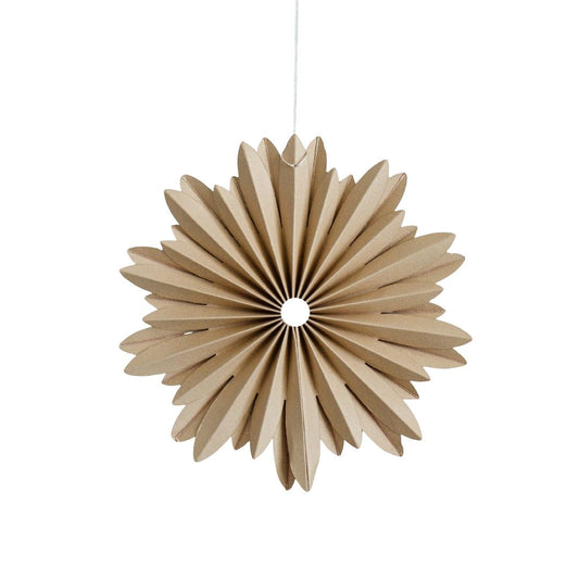 Star Ornament | Hanging | Flaxseed