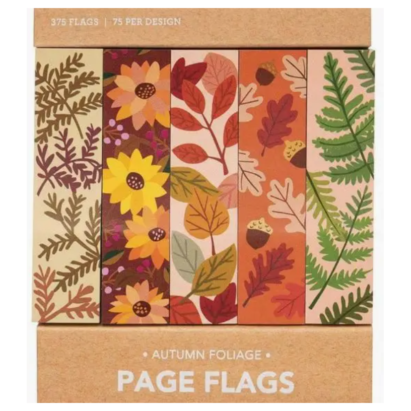 Page Flags Adhesive | Autumn Foliage