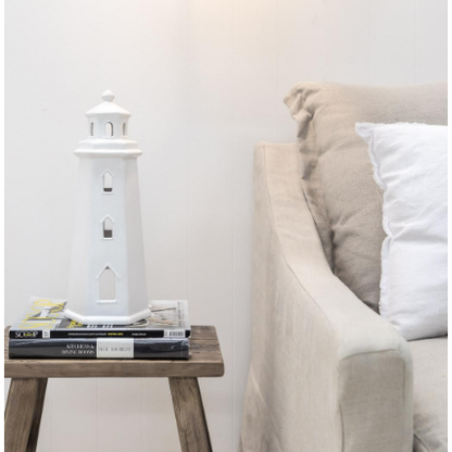 Ceramic Lighthouse | Tealight