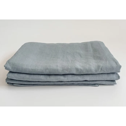 French Linen Tea Towel | Stone Blue