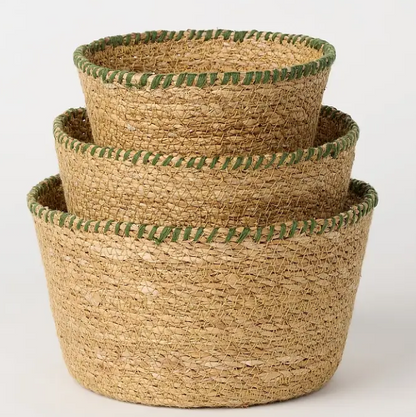 Seagrass Bowls | Green | 3 Sizes