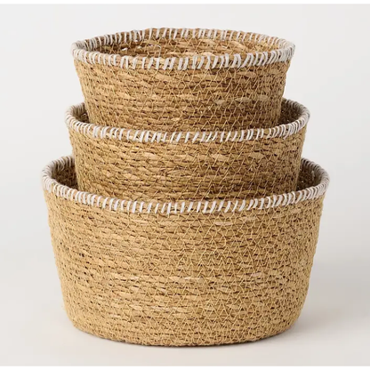 Seagrass Bowls | White | 3 Sizes