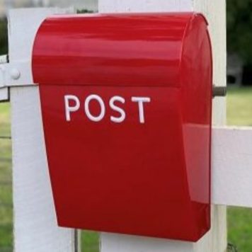 Post Box | Red| Large