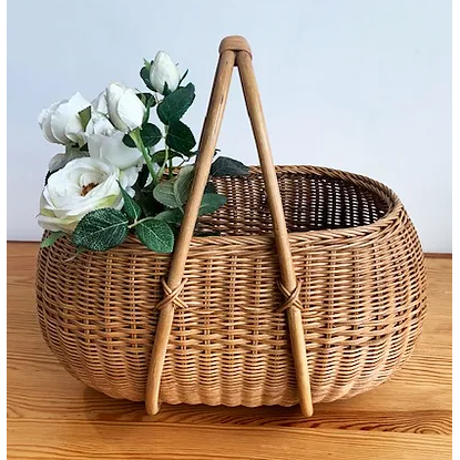 Rattan Bakers Basket