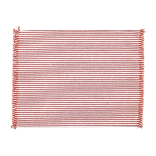 Striped Placemats | Terracotta