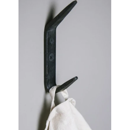 Double Coat Hook | Black