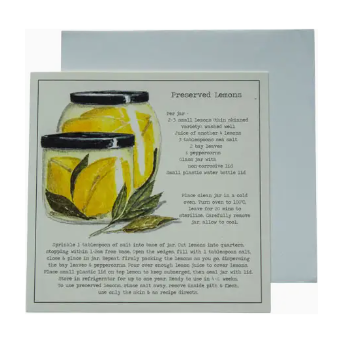 Card | Preserved Lemons