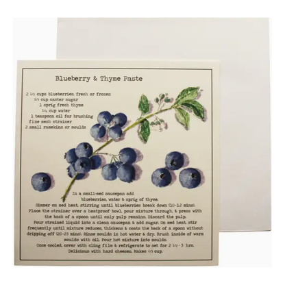 Card | Blueberry & Thyme Paste