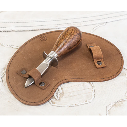Oyster Knife with Leather Glove