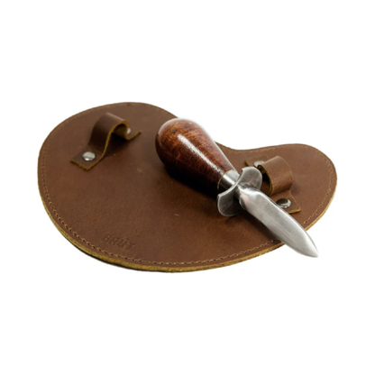 Oyster Knife with Leather Glove