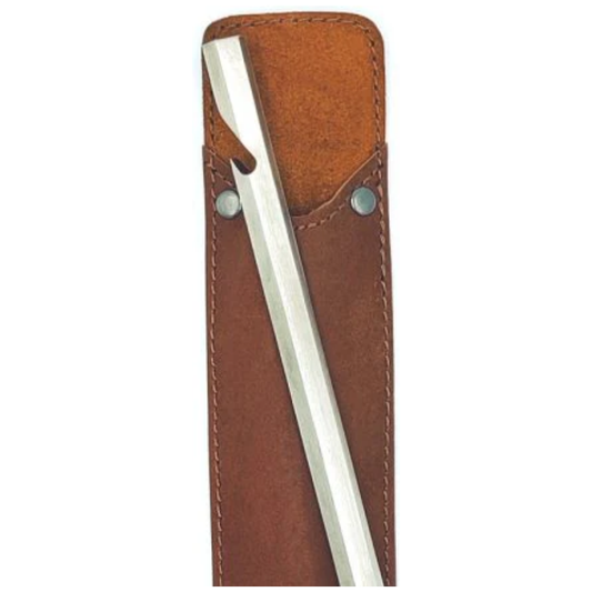 Bottle Opener with Leather Sleeve