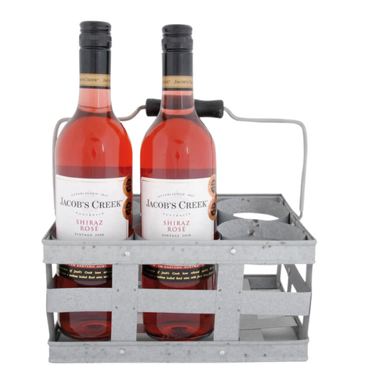 Bottle Holder | Aged Zinc