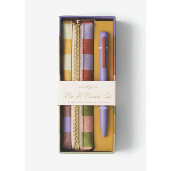 Pen & Pouch Set | Bold Stripe