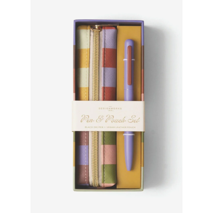 Pen & Pouch Set | Bold Stripe