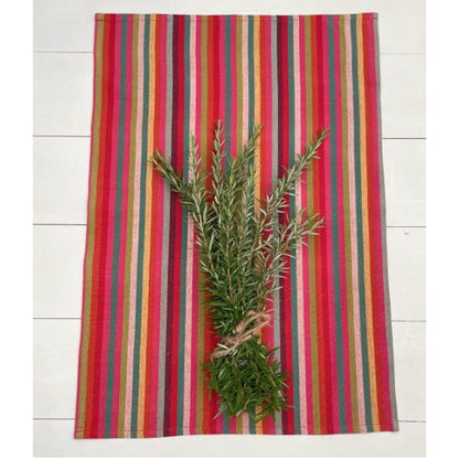Cotton Tea Towel | Carnival Stripe