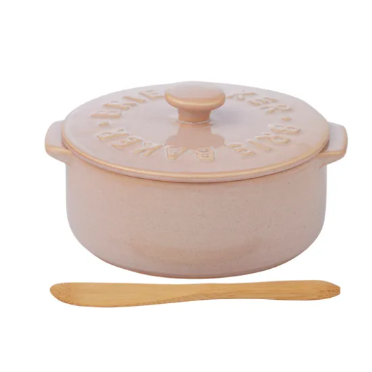 Brie Baking Dish and spreader | Rose
