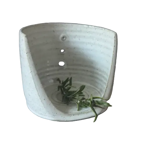 Handmade Ceramic Herb Stripper
