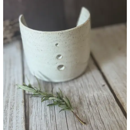Handmade Ceramic Herb Stripper