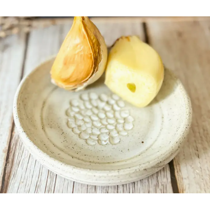 Handmade Ceramic Garlic Grater