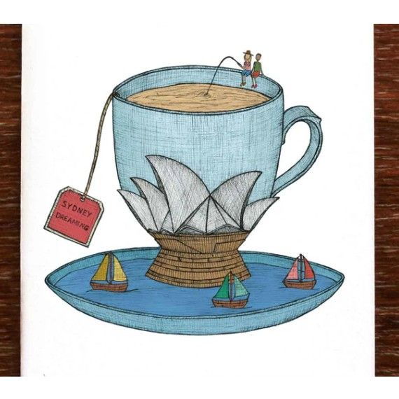 Blank Card | Sydney Teacup