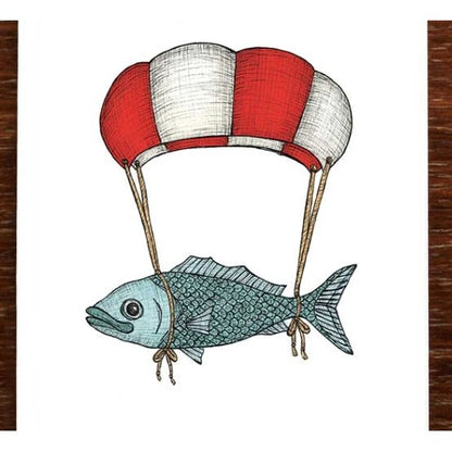 Blank Card | Flying Fish