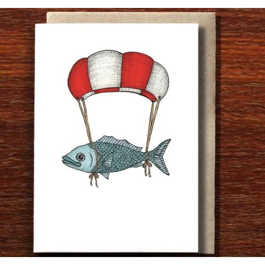 Blank Card | Flying Fish
